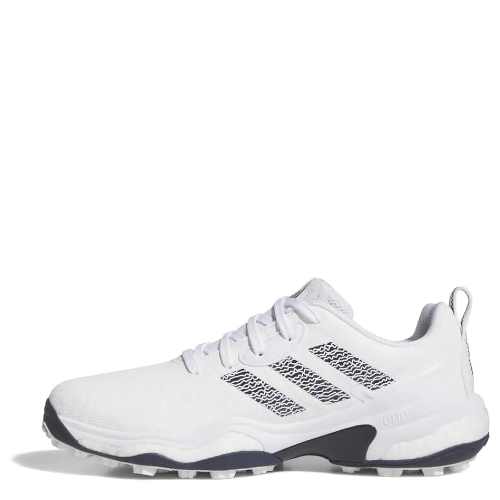 Golf Shoes*adidas Mens Codechaos 25 Spikeless Golf Shoes in White