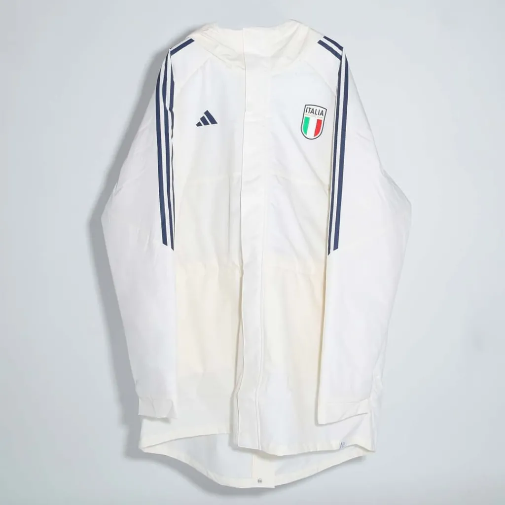 Coats And Jackets*adidas Mens Condivo Stadium Jacket in Cream