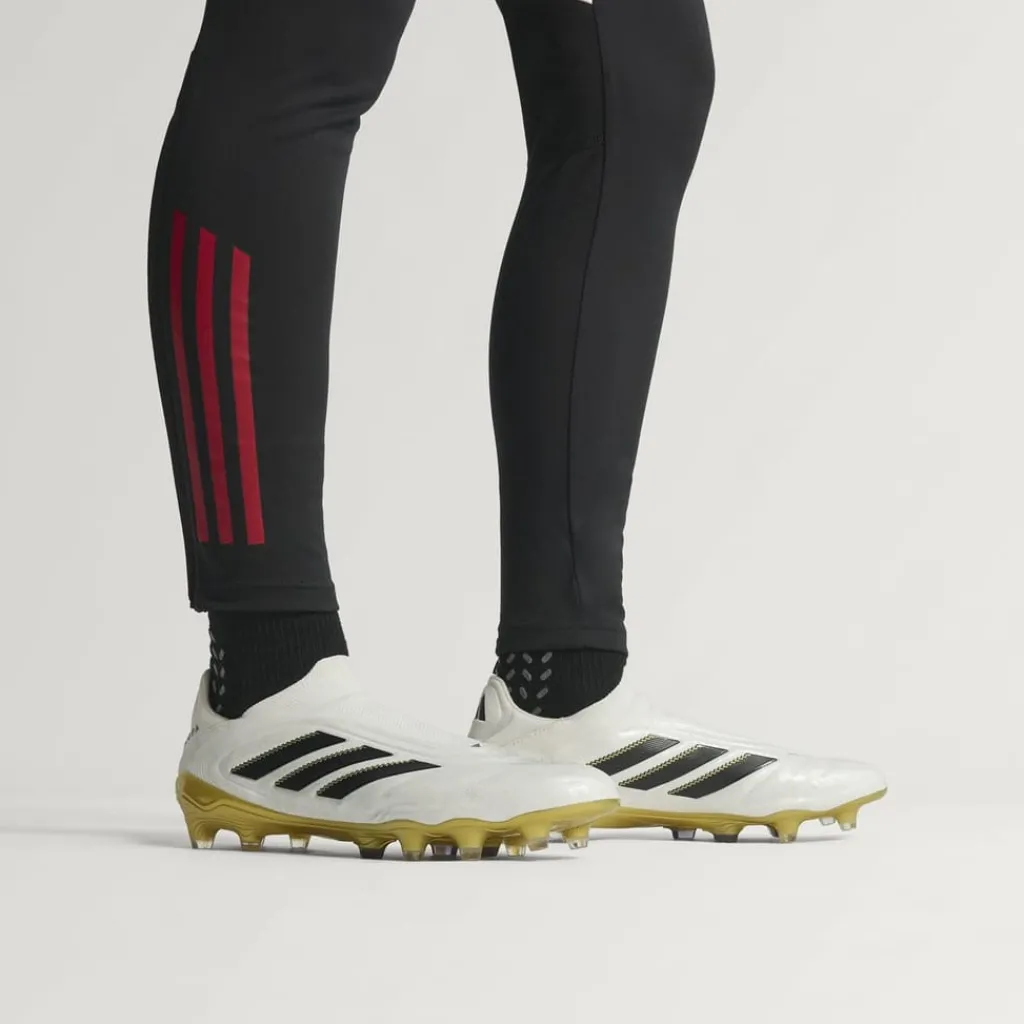 Football Boots*adidas Mens Copa Pure 3 Laceless Firm Ground Football Boots in White