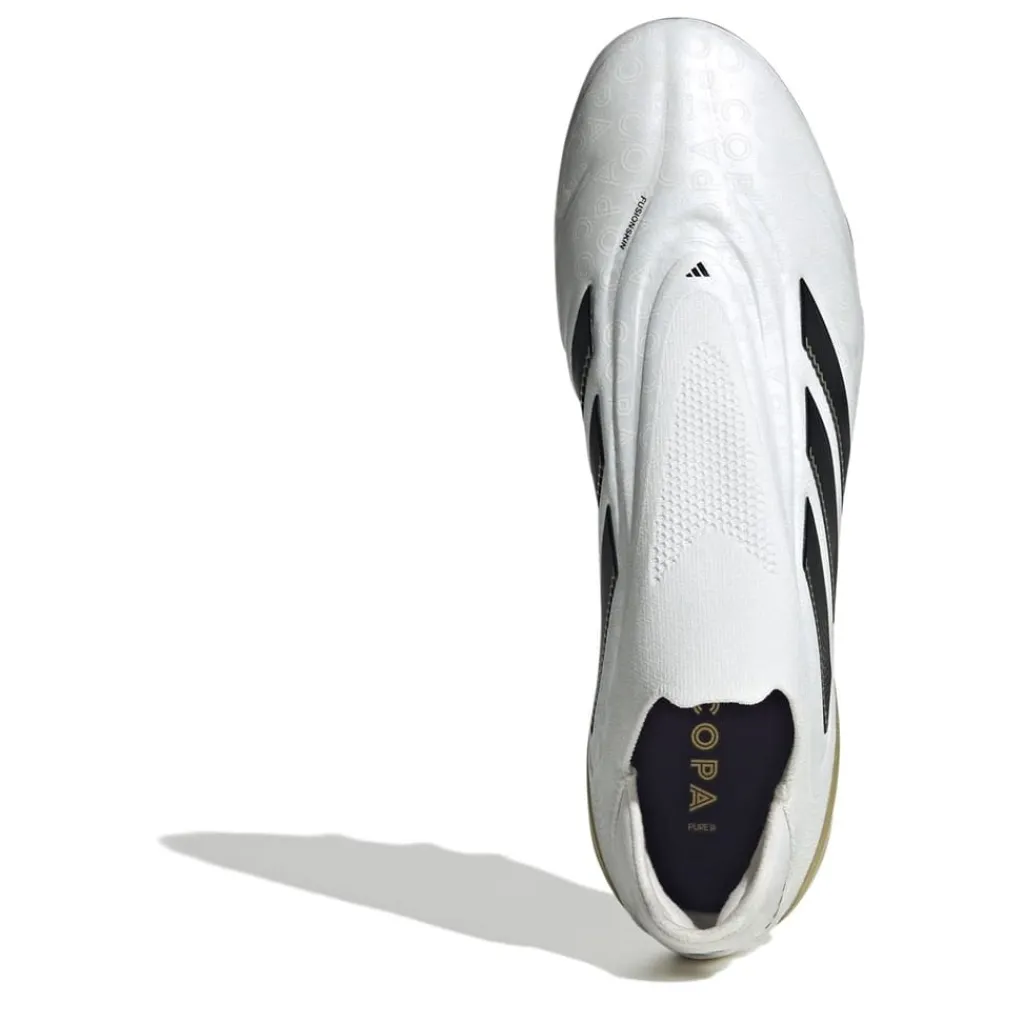 Football Boots*adidas Mens Copa Pure 3 Laceless Firm Ground Football Boots in White