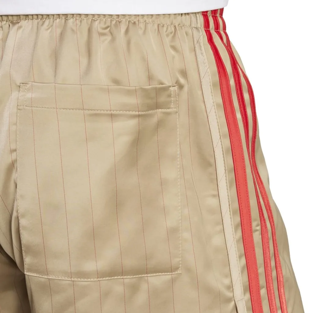 Shorts*adidas Mens David Beckham Originals 3 Stripes Shorts in Beige