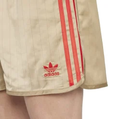Shorts*adidas Mens David Beckham Originals 3 Stripes Shorts in Beige
