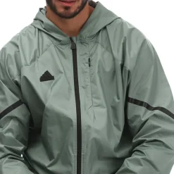 Tracksuits*adidas Mens Designed 4 Gameday Full Zip Track Top in Green