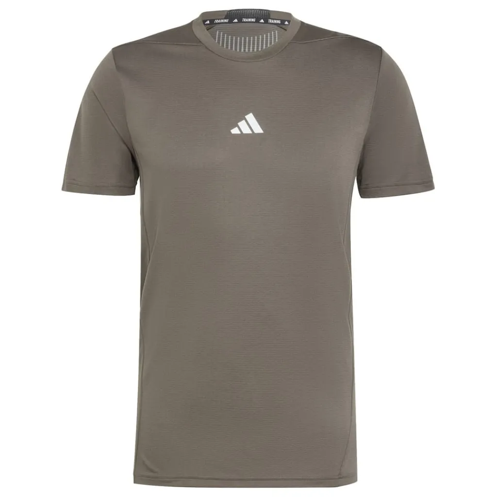 Fitness And Gym Tops*adidas Mens Designed For Training Hiit Workout Heat.rdy T-Shirt in Green