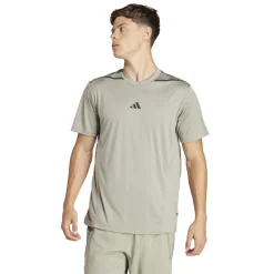 Fitness And Gym Tops*adidas Mens D4t Adistwo Tee Gym Top in Green