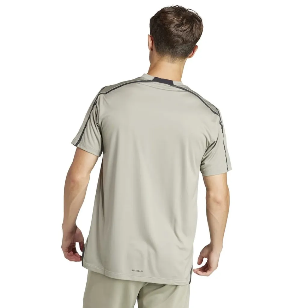 Fitness And Gym Tops*adidas Mens D4t Adistwo Tee Gym Top in Green