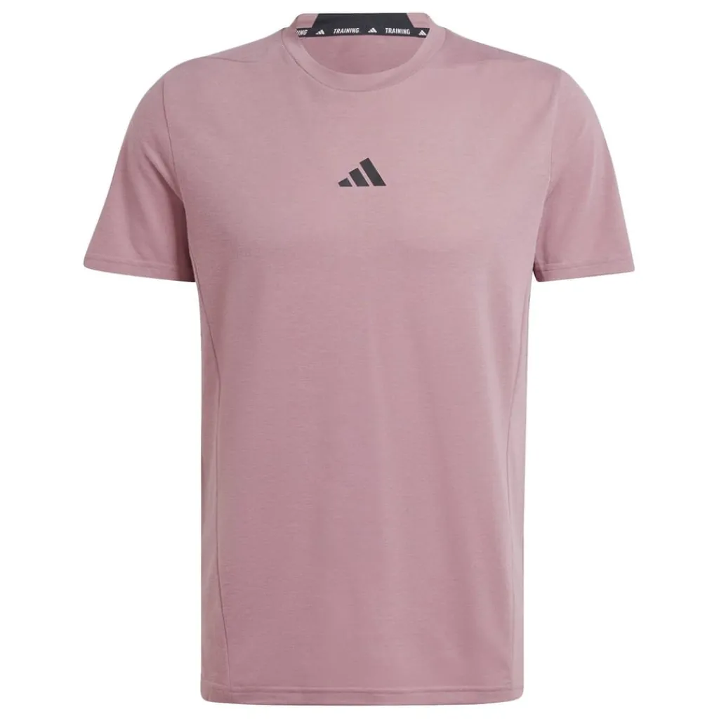 Fitness And Gym Tops*adidas Mens D4t Tee Gym Top in Pink