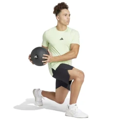 Fitness And Gym Tops*adidas Mens D4t Tee Gym Top in Green