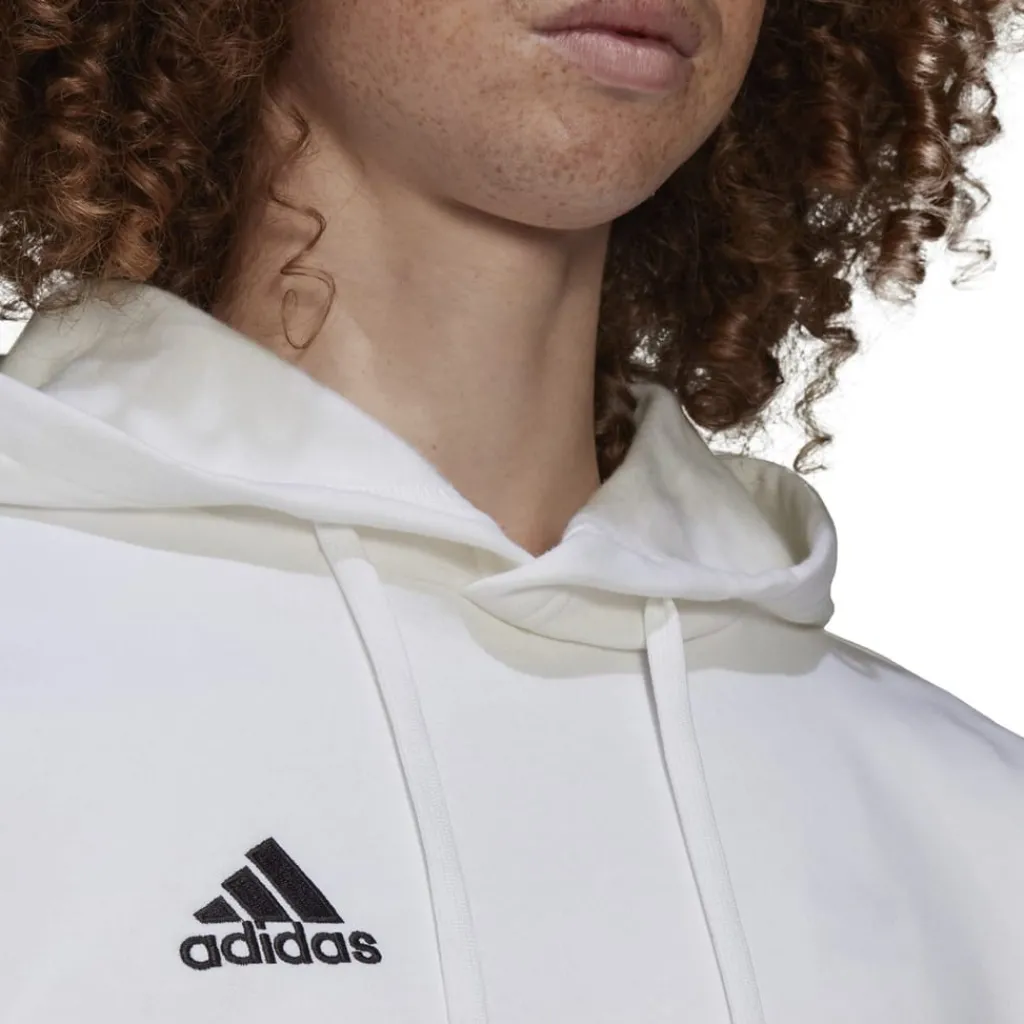 Fitness And Gymwear*adidas Mens Entrada 22 Sweat Hoodie in White