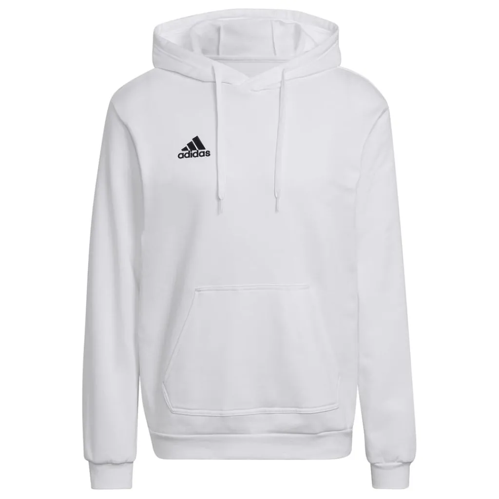 Fitness And Gymwear*adidas Mens Entrada 22 Sweat Hoodie in White
