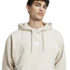Hoodies*adidas Mens Essentials Feelcozy Fleece Hoodie in Grey
