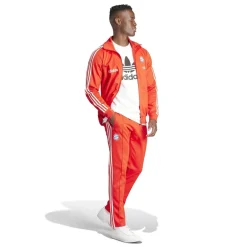 Trousers*adidas Mens Fcb Og Bb Tp Tracksuit Bottom in Red