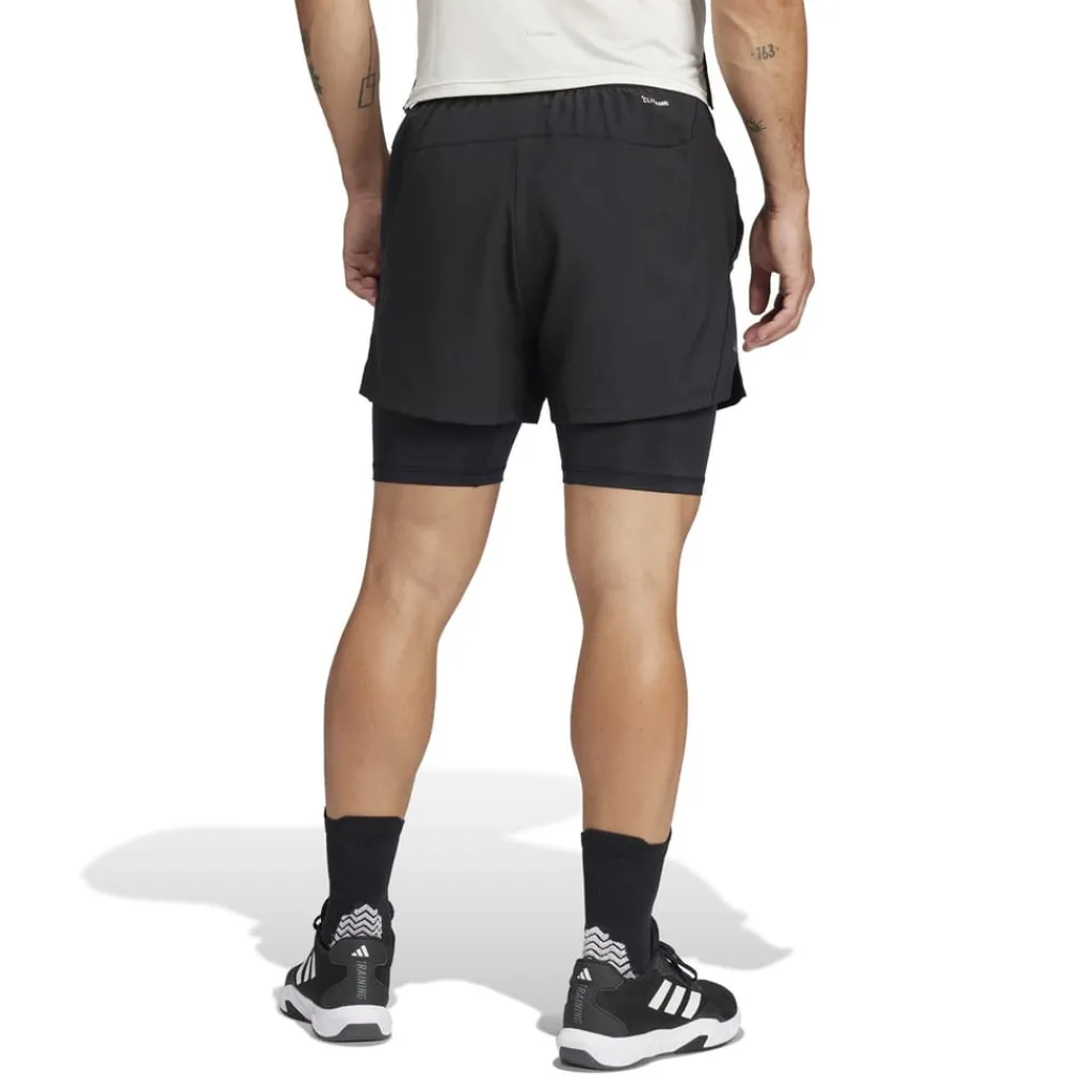 Fitness And Gymwear|Fitness And Gym Shorts*adidas Mens Gym+ 2 In 1 Shorts in Black