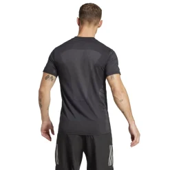 Fitness And Gym Tops|Fitness And Gymwear*adidas Mens Gym+ Seamless Tee in Black