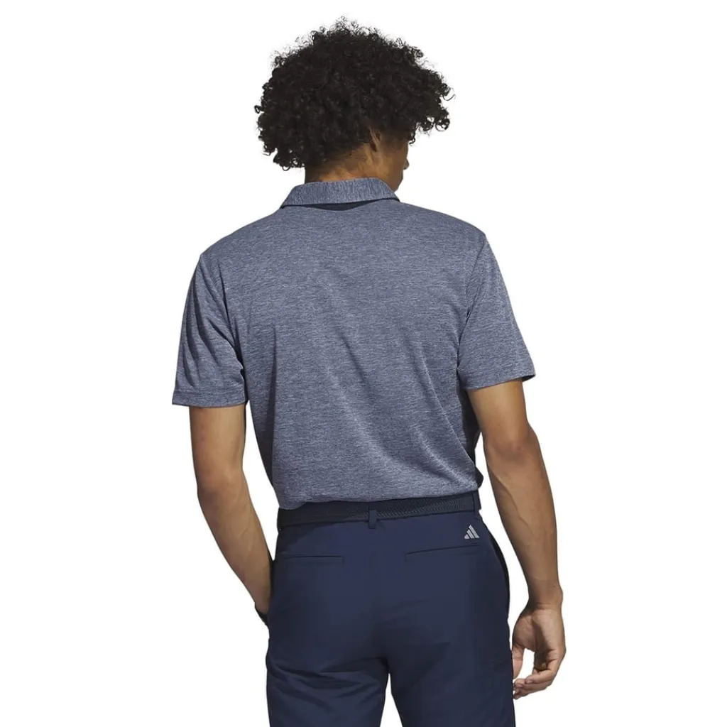 Polo Shirts*adidas Mens Heather Polo Shirt in Blue