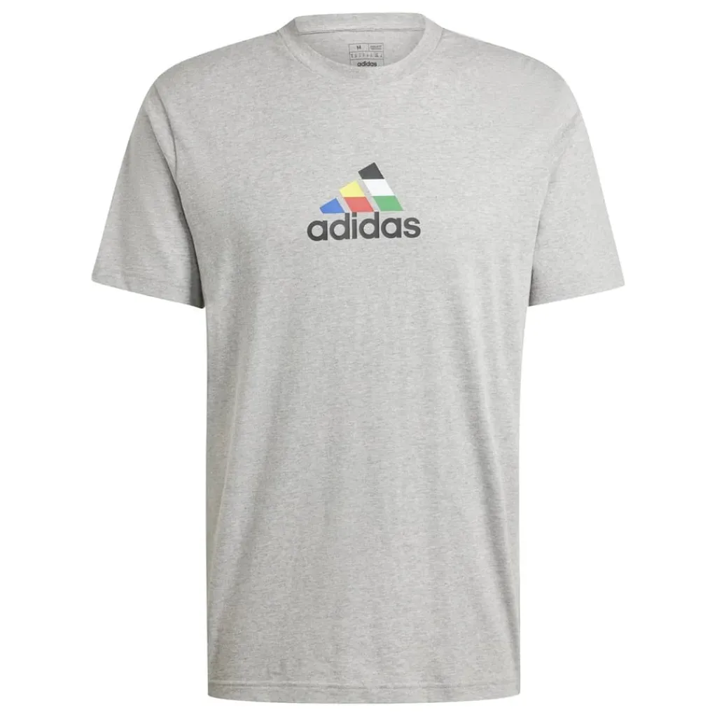 Fitness And Gym Tops*adidas Mens House Of Tiro Nations Graphic T-Shirt in Grey