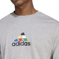 Fitness And Gym Tops*adidas Mens House Of Tiro Nations Graphic T-Shirt in Grey