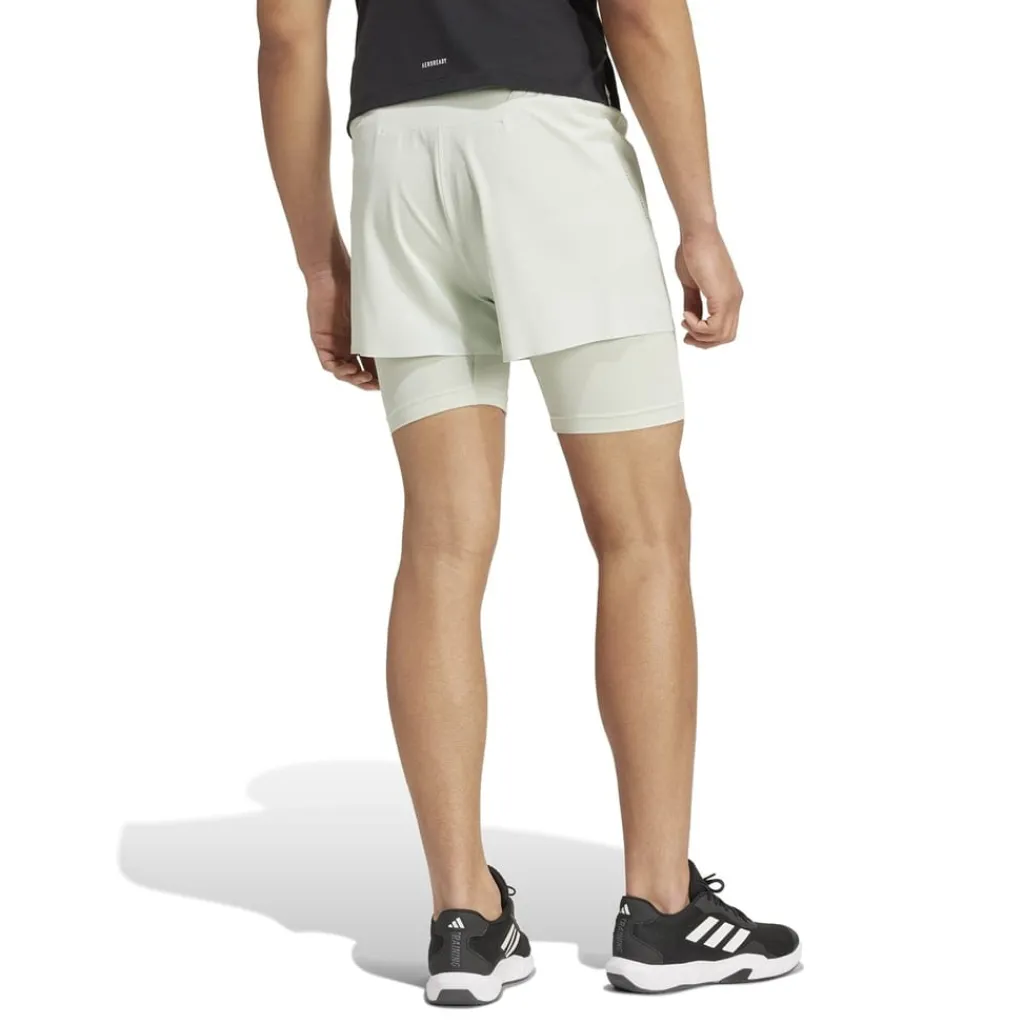 Fitness And Gym Shorts*adidas Mens Hr 2in1 Sho Gym Shorts in Green