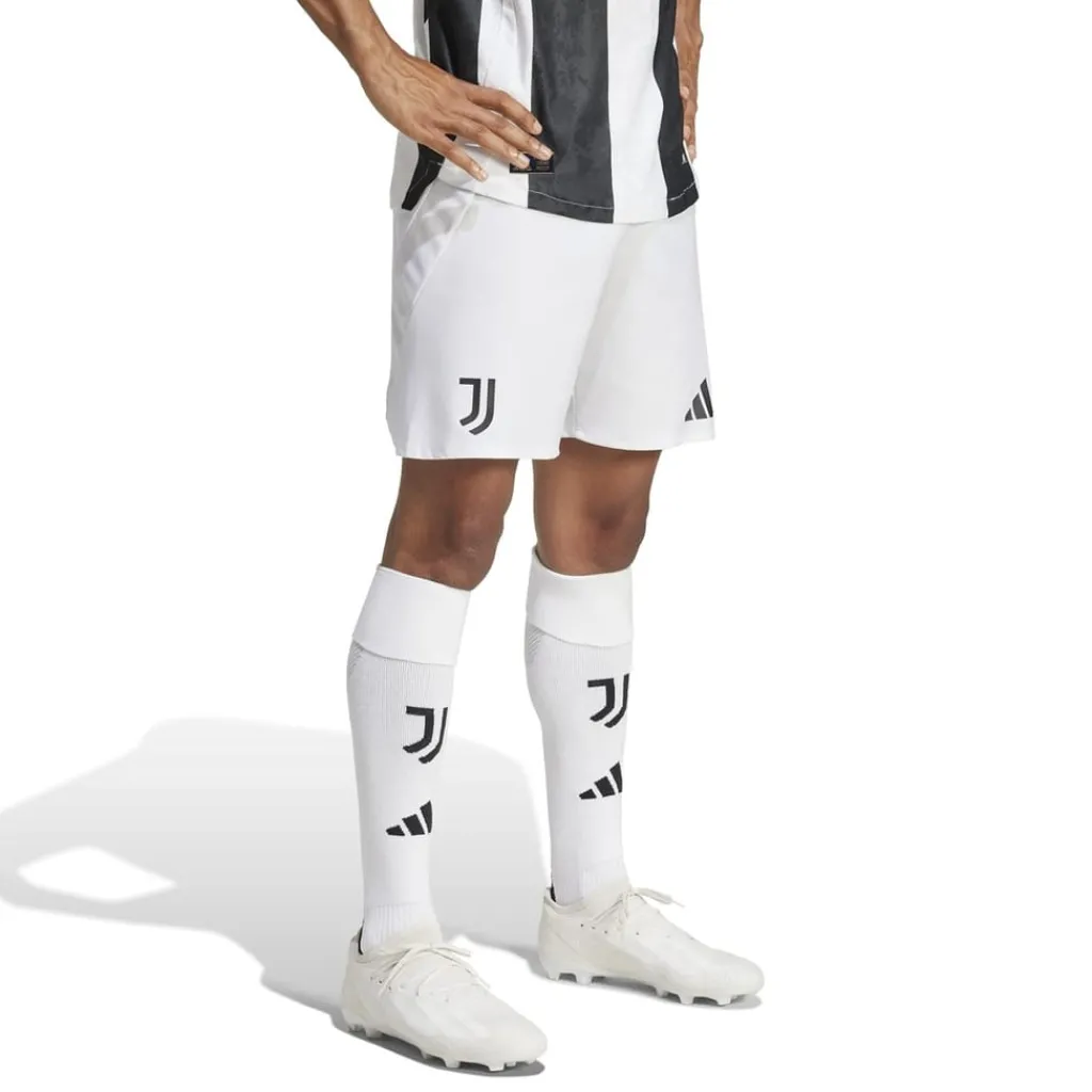 Shorts*adidas Mens Juve H Au Sho Football Shorts in White