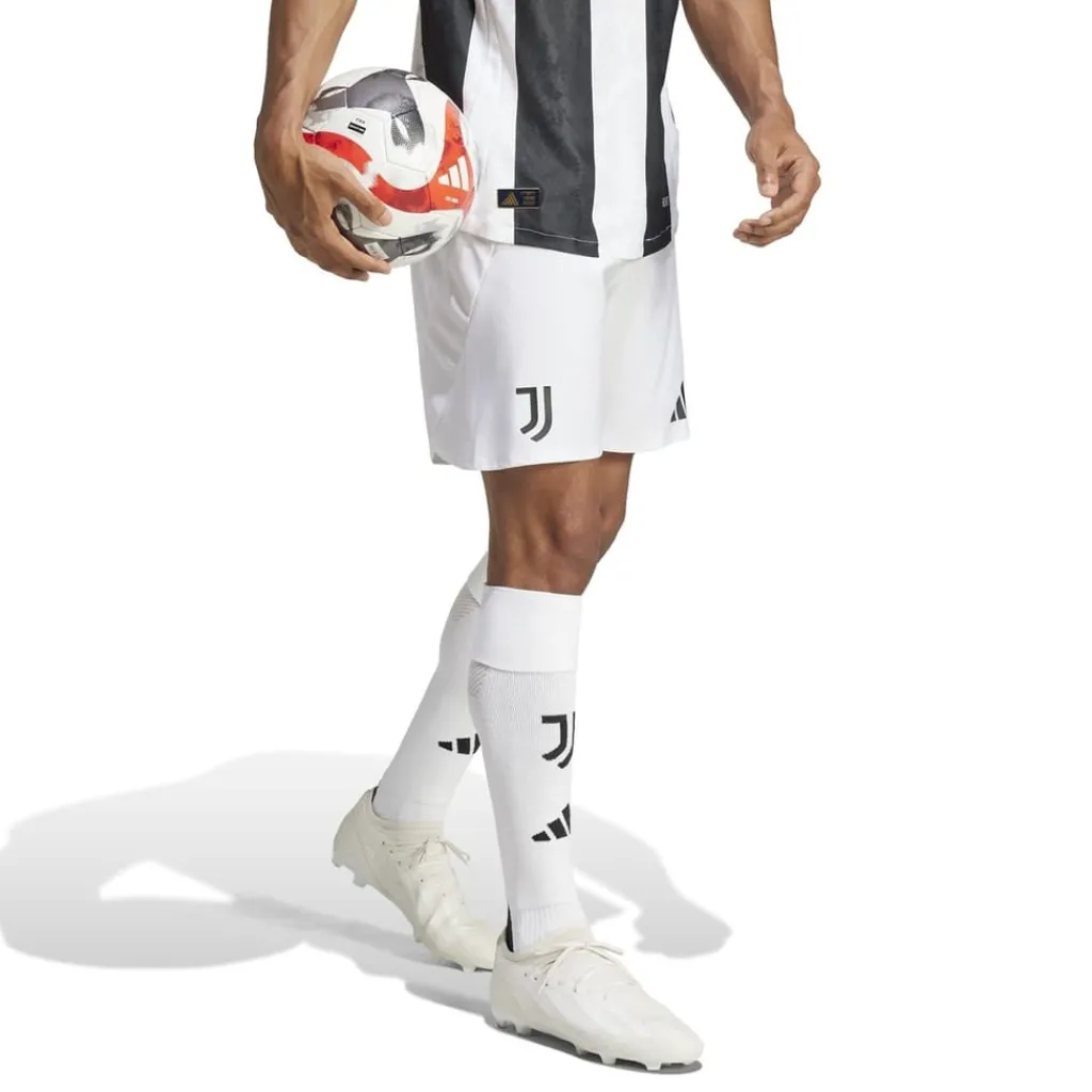 Shorts*adidas Mens Juve H Au Sho Football Shorts in White