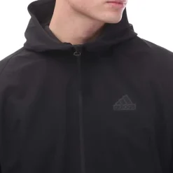 Hoodies*adidas Mens M Z.n.e. Wv FulL-Zip Hoody in Black