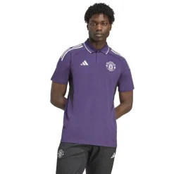 Polo Shirts*adidas Mens Manchester United Polo Shirt 2025 2026 in Red