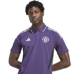 Polo Shirts*adidas Mens Manchester United Polo Shirt 2025 2026 in Red