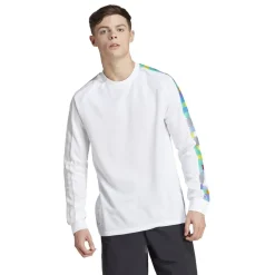 Football And Rugby Clothing*adidas Mens Mufc Ps Ls Jersey Football Shirt in White