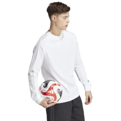 Football And Rugby Clothing*adidas Mens Mufc Ps Ls Jersey Football Shirt in White