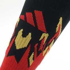 Gifts*adidas Mens Multicolour Belgium Socks in Red yellow