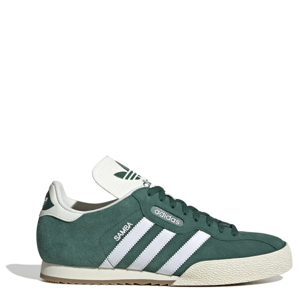 Trainers|Footwear*adidas Mens Originals Samba Suede Trainers in Green