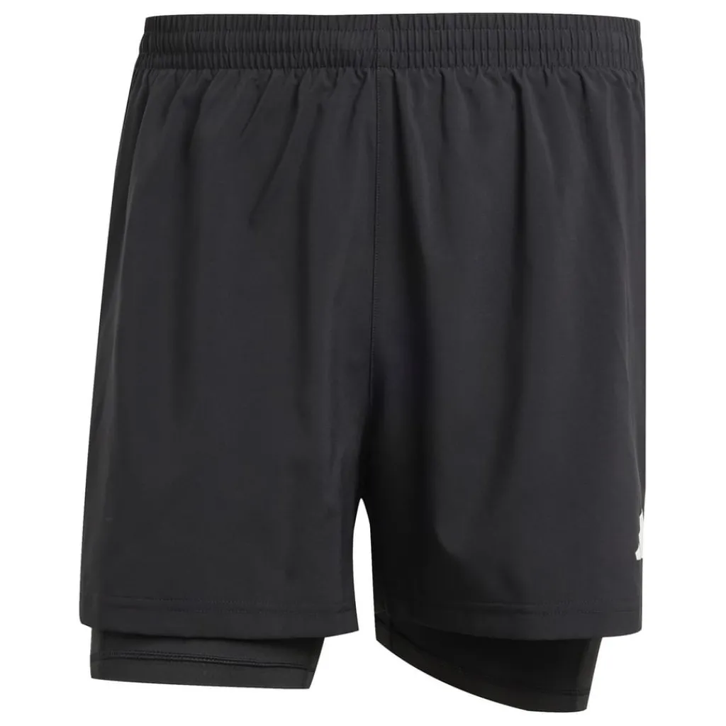 Fitness And Gym Shorts*adidas Mens Own The Run 2 In 1 Running Shorts in Black
