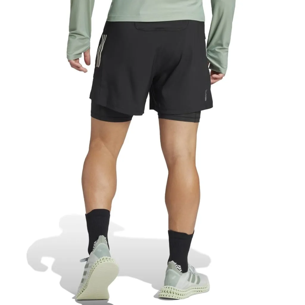 Fitness And Gym Shorts*adidas Mens Own The Run 2 In 1 Running Shorts in Black