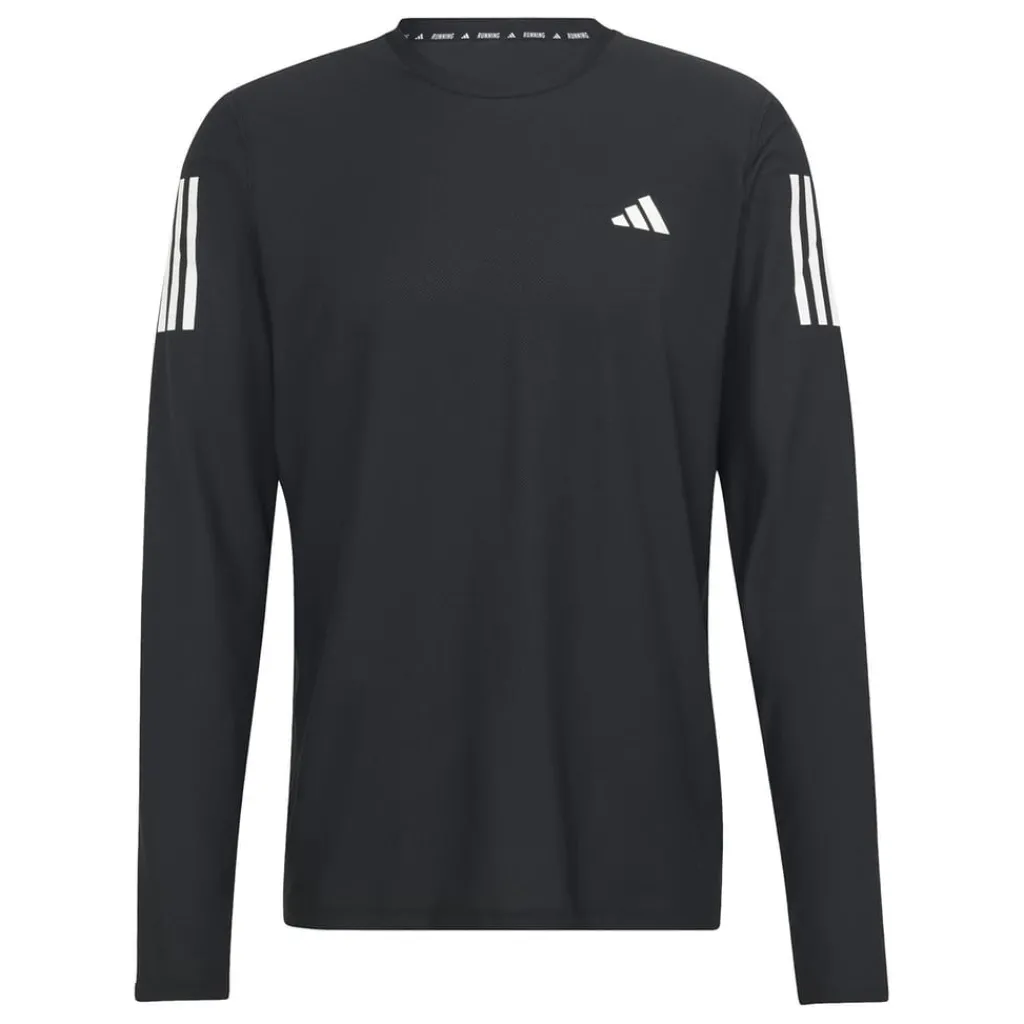 Fitness And Gymwear|Fitness And Gym Tops*adidas Mens Own The Run Long Sleeve Top in Black