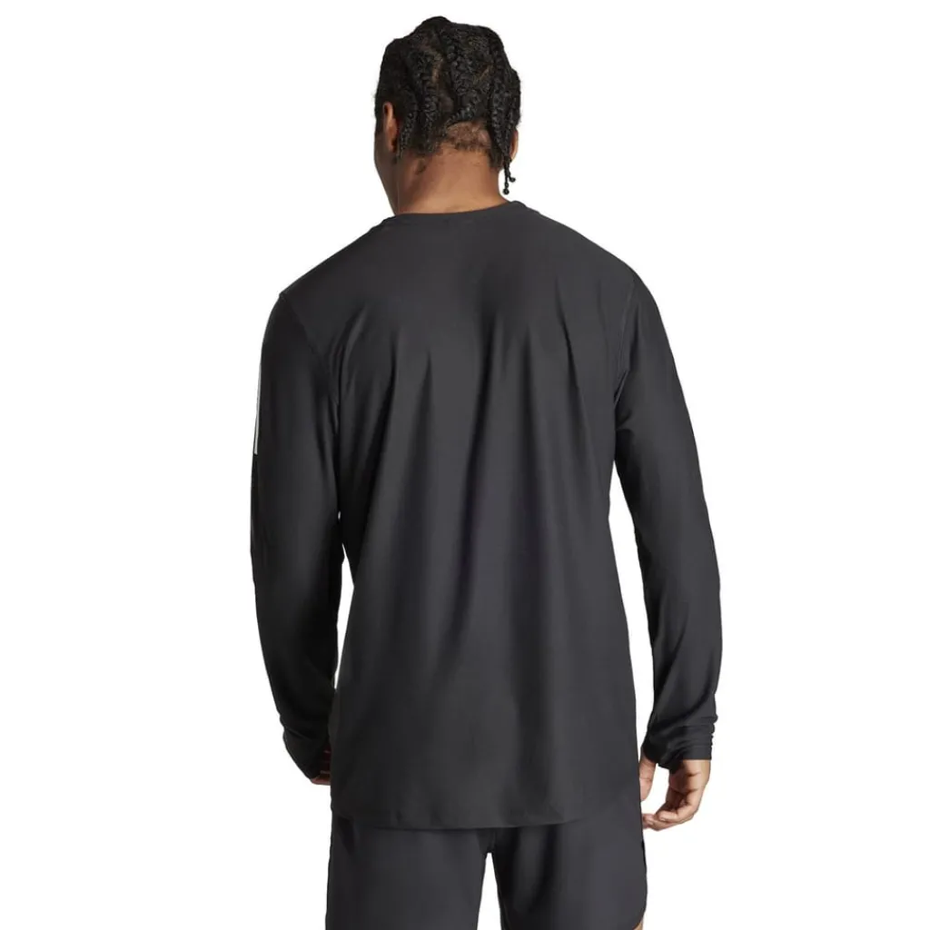 Fitness And Gymwear|Fitness And Gym Tops*adidas Mens Own The Run Long Sleeve Top in Black