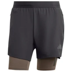 Fitness And Gym Shorts*adidas Mens Power 2in1 Gym Shorts in Black