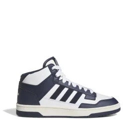 Trainers*adidas Mens Rapid Court Mid High Top Trainers in Black