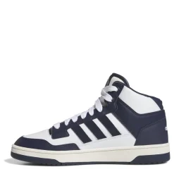Trainers*adidas Mens Rapid Court Mid High Top Trainers in Black