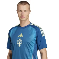 Football And Rugby Clothing*adidas Mens Sweden Away Football Shirt 2025 in Blue