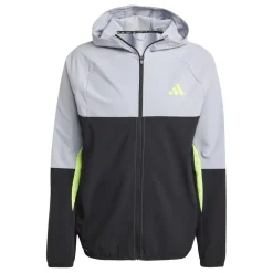 Fitness And Gym Tops*adidas Mens Tech Apparel Track Top in Black