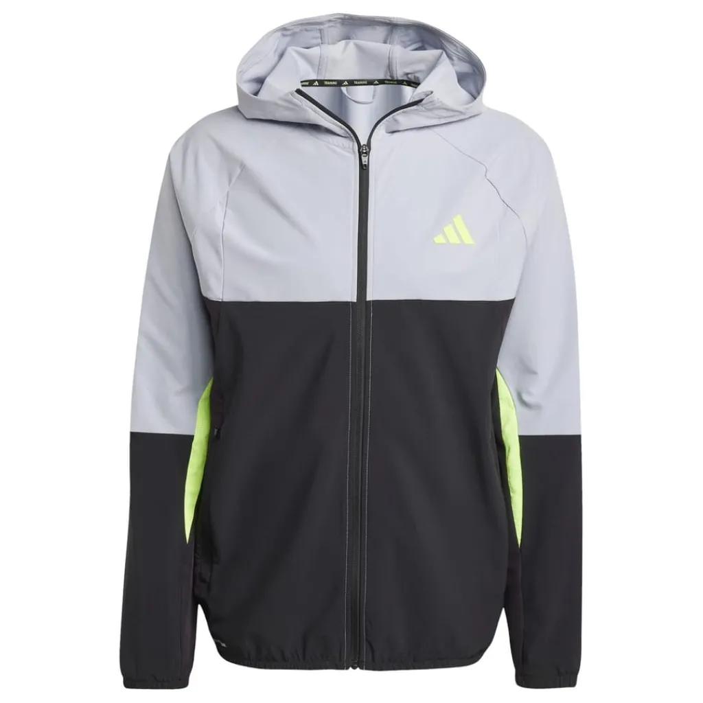 Fitness And Gym Tops*adidas Mens Tech Apparel Track Top in Black