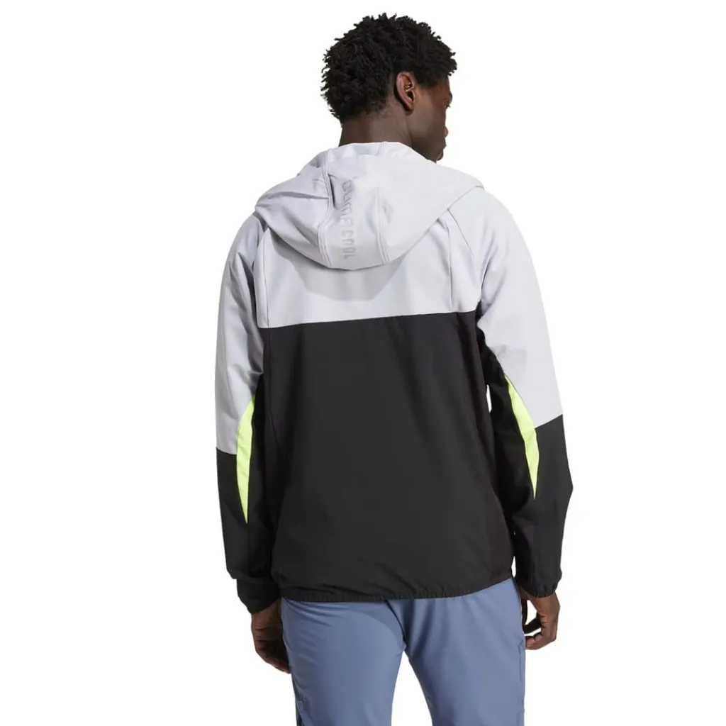 Fitness And Gym Tops*adidas Mens Tech Apparel Track Top in Black