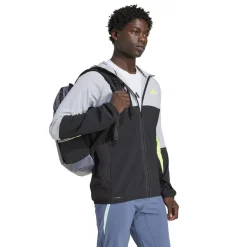 Fitness And Gym Tops*adidas Mens Tech Apparel Track Top in Black