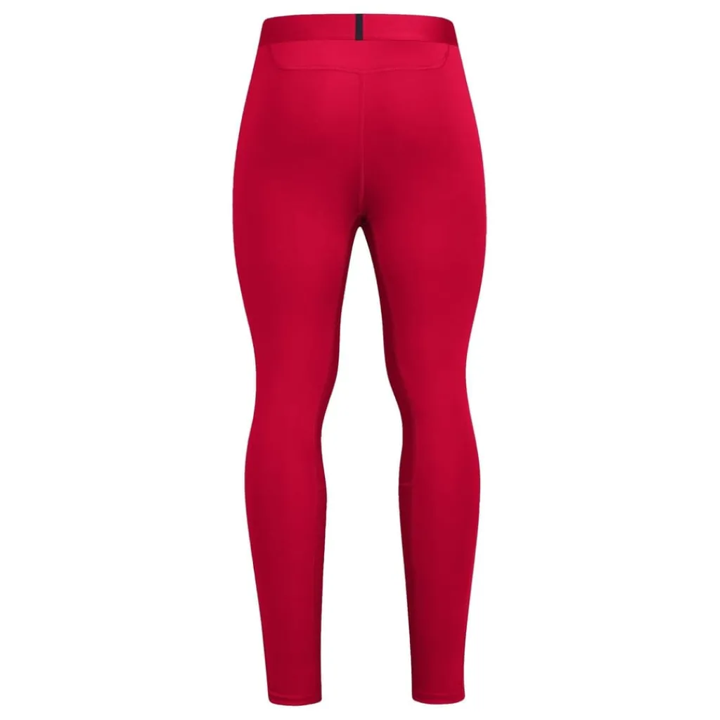 Fitness And Gym Tops*adidas Mens Techfit Long Tights in Red