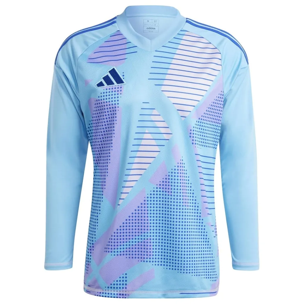 Fitness And Gym Tops*adidas Mens Tiro 24 Competition Long Sleeve Goalkeeper Shirt in Blue