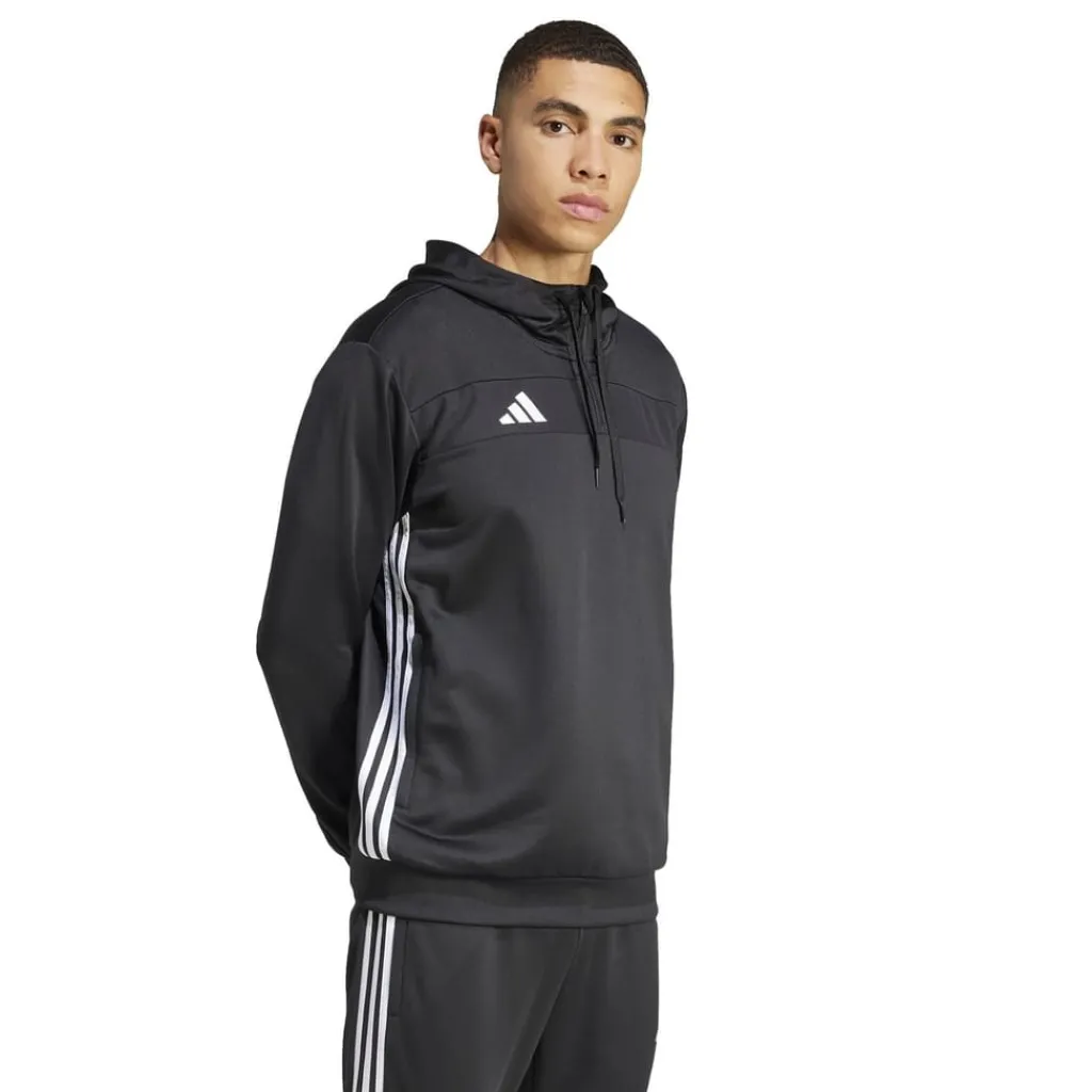 Fitness And Gym Tops*adidas Mens Tiro 25 Essentials Sweat Hoodie in Black