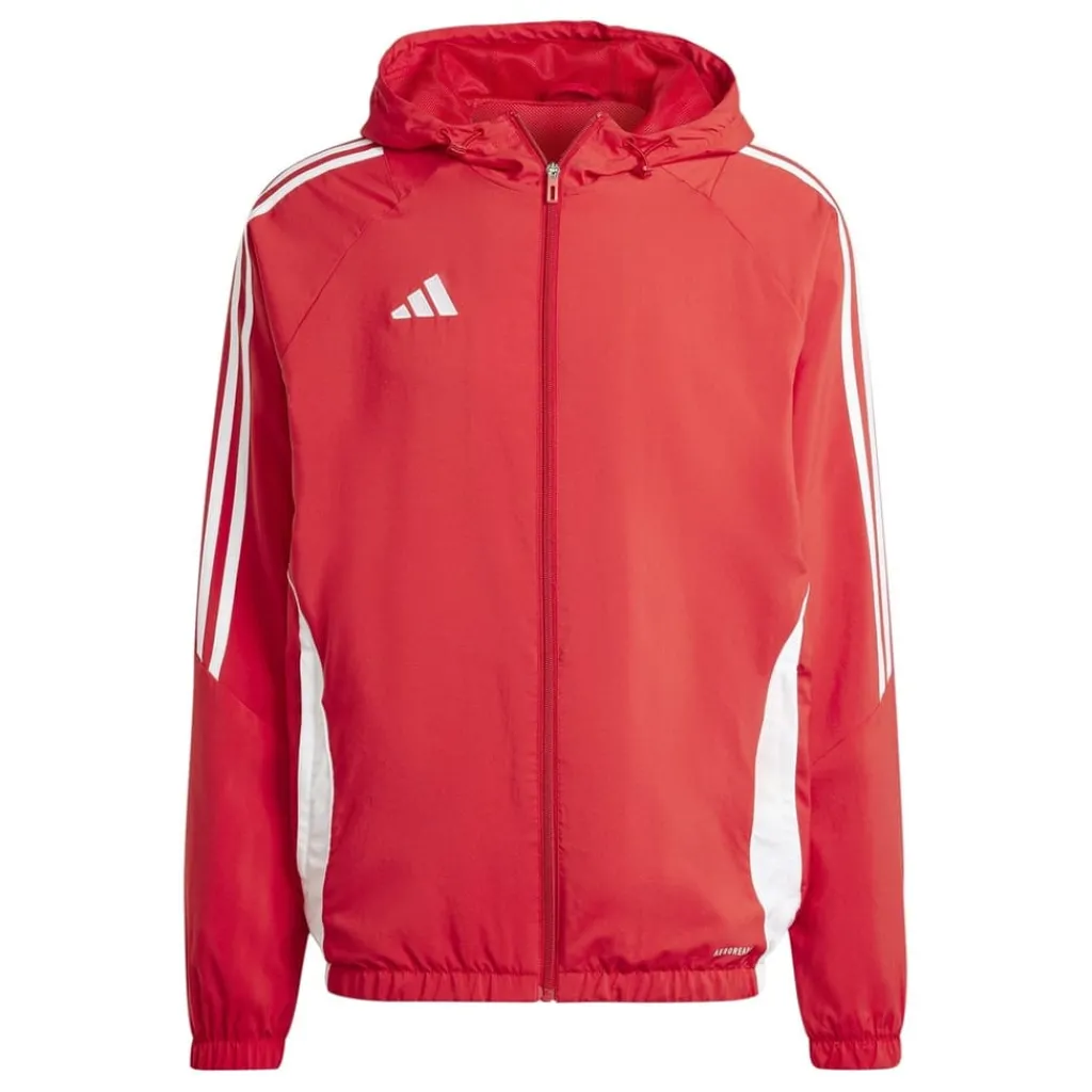 Fitness And Gymwear*adidas Mens Tiro 24 Windbreaker in Red