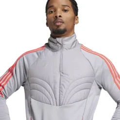 Fitness And Gym Tops*adidas Mens Tiro 24 Winterized Top in Grey