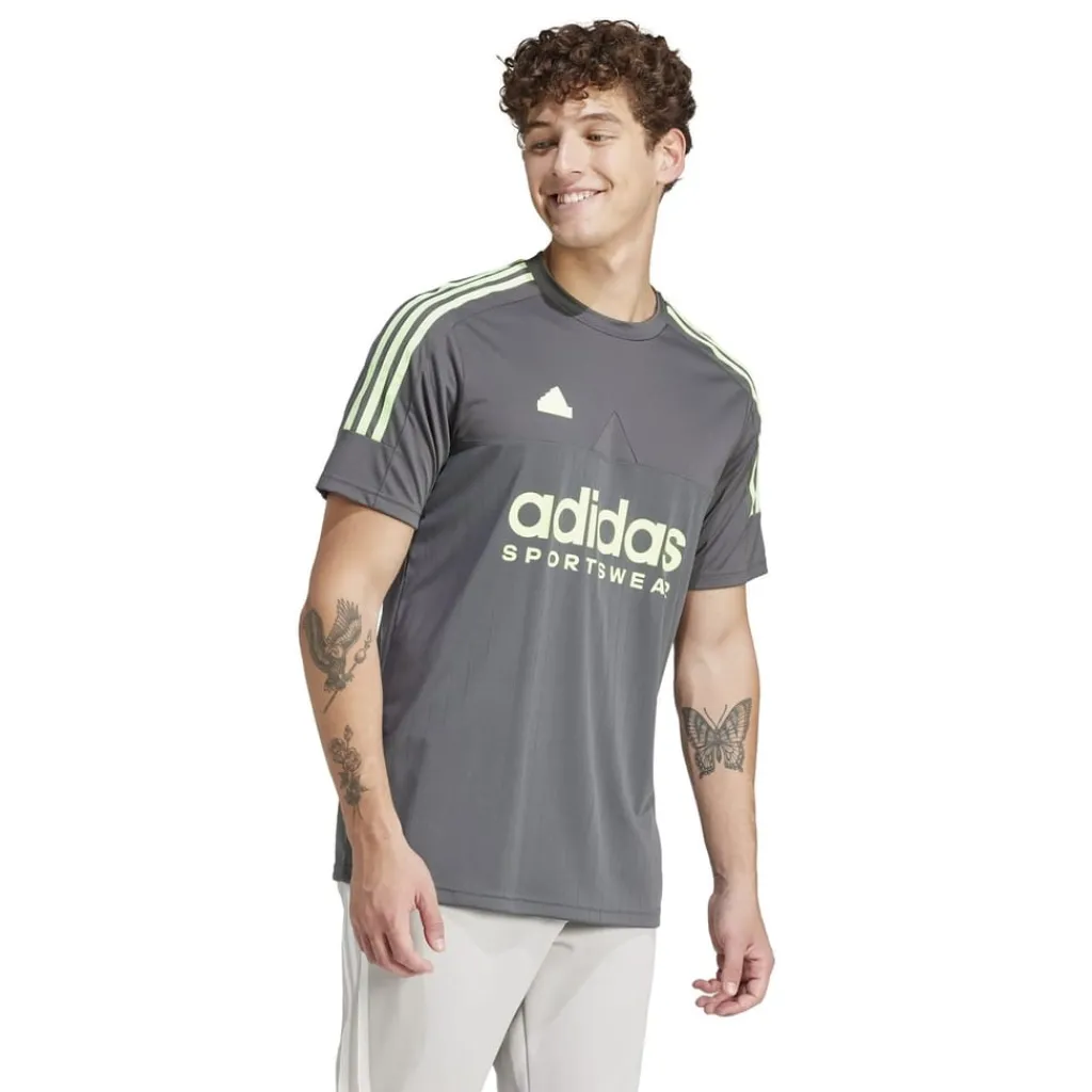 Football And Rugby Clothing*adidas Mens Tiro T-Shirt in Grey