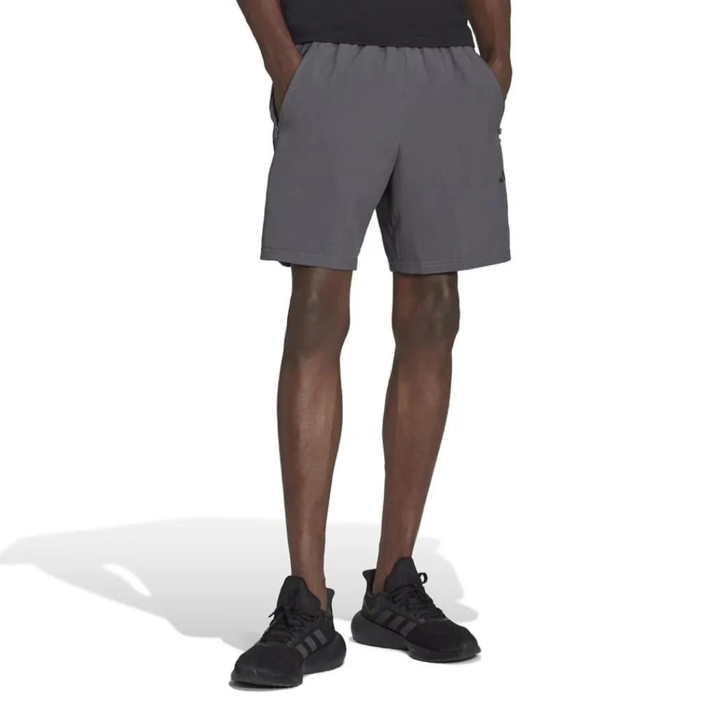 Fitness And Gym Shorts|Fitness And Gymwear*adidas Mens Train Essentials Woven Training Shorts in Grey